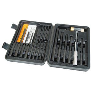 Wheeler Master Roll Pin Punch Set