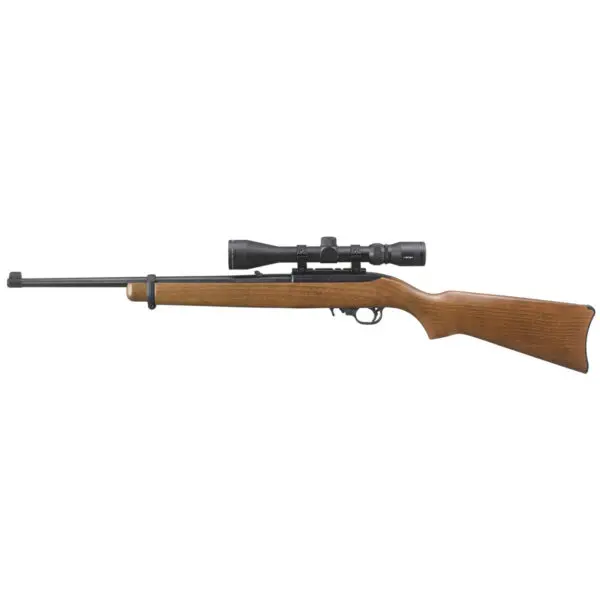 Ruger 10/22 Carbine En Bois Ensemble Avec Lunette De Tir et Étuis – Image 3