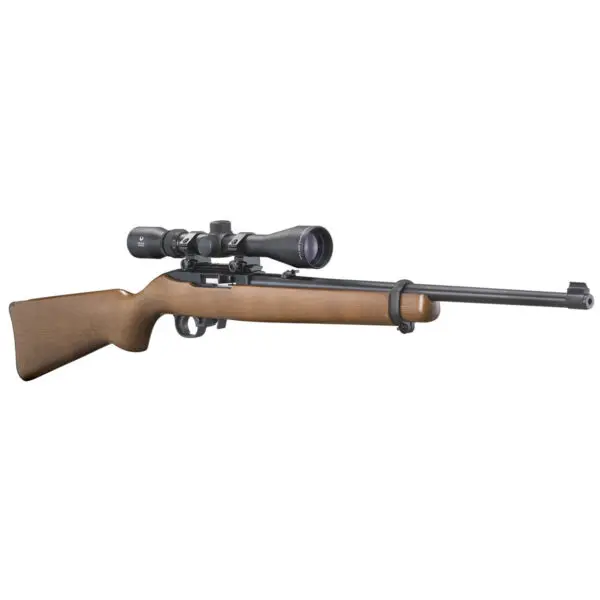 Ruger 10/22 Carbine En Bois Ensemble Avec Lunette De Tir et Étuis – Image 4