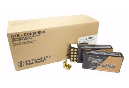 CCI Blazer Brass 9mm (115 Gr.) – 1000 Balles