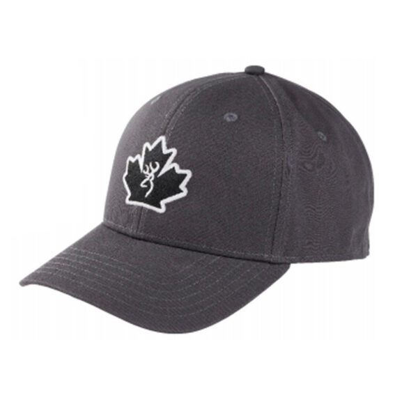 Casquette Browning Feuille D’Érable Charbon Solide