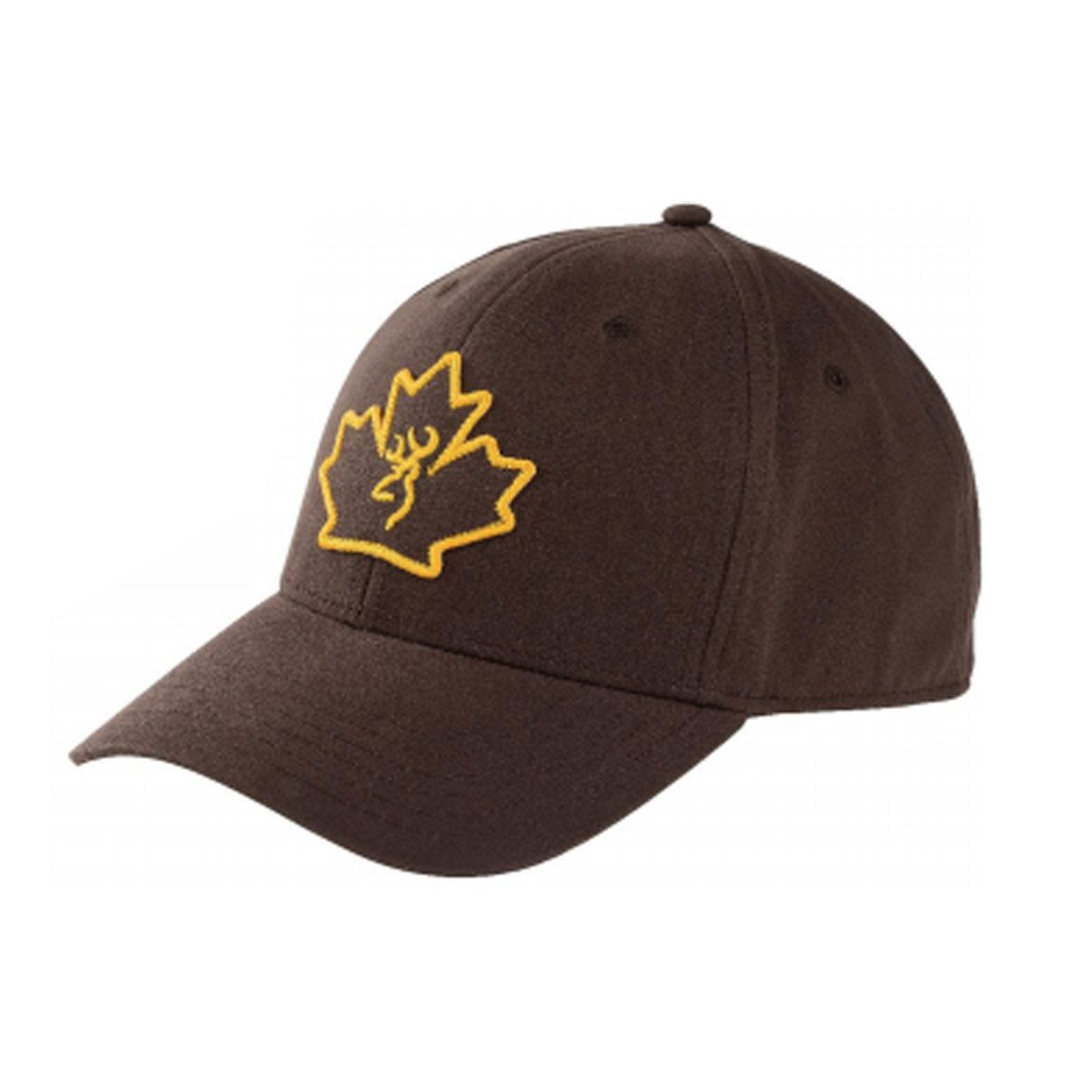 Casquette Browning Feuille D’Érable Dark Brown Wax
