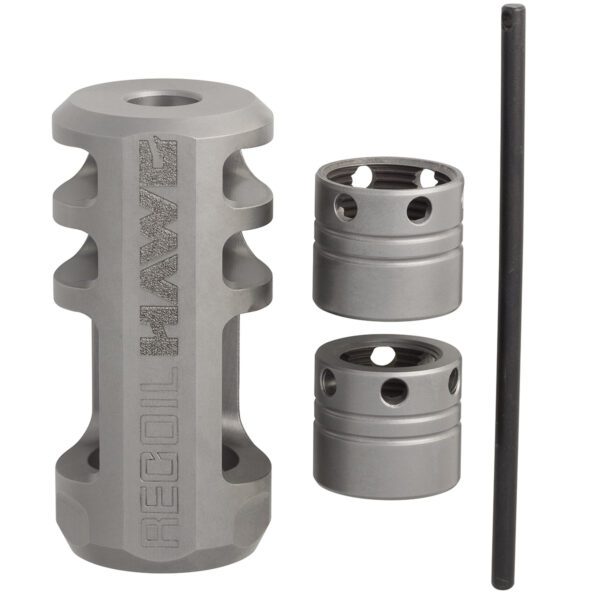Browning Recoil Hawg Muzzle Brake Silver Finish