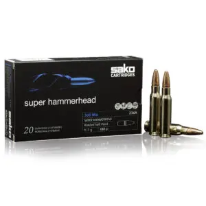 Munitions Sako 308 Win. Super Hammerhead 180 Gr. - 20 Balles