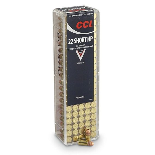 CCI .22 Short HP – 100 Balles