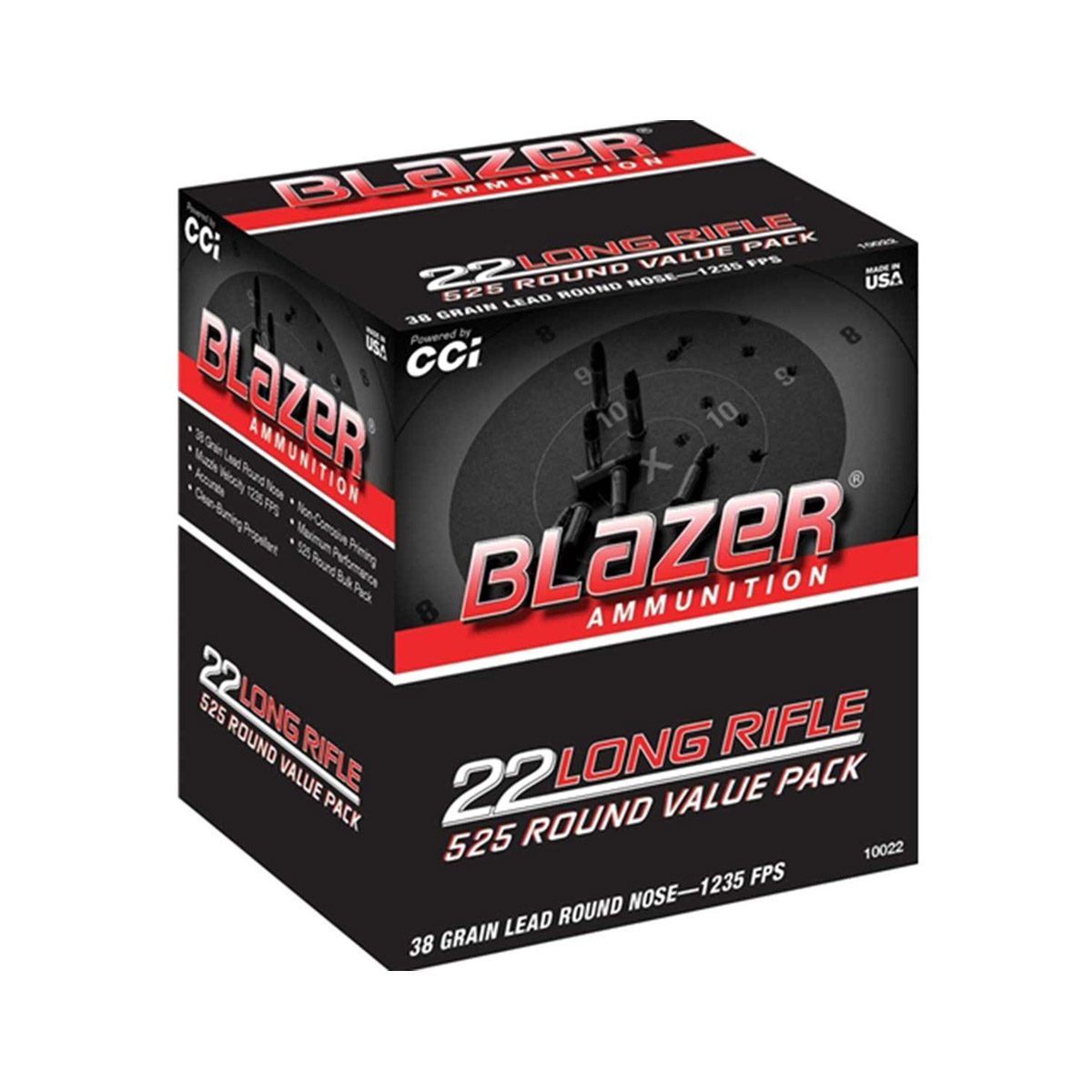 CCI Blazer Ammunition .22 LR Value Pack – 525 Rounds