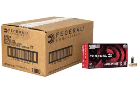 Federal American Eagle 9mm (115 Gr.) – 1000 Balles
