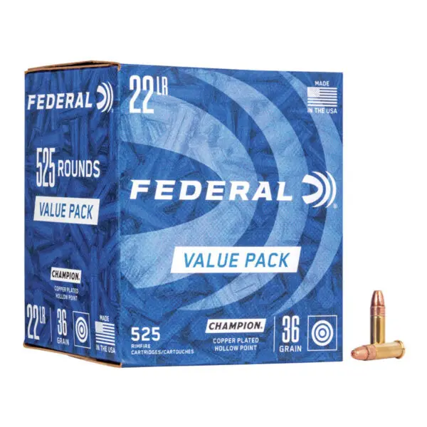 Federal Champion .22 LR – 525 Balles