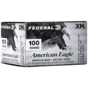 Munitions Federal American Eagle .223 – 100 Cartouches