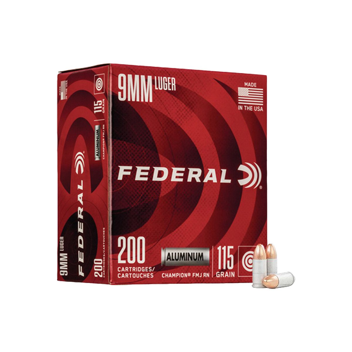 Federal Champion Cal.9mm (115 Gr.) – 200 Cartouches