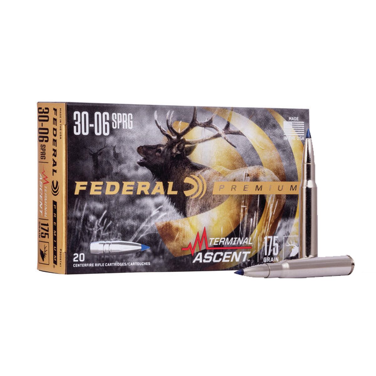 Federal Terminal Ascent 30-06 SPRG. 175 gr. – 20 Balles
