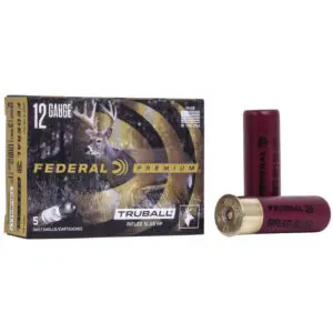 Federal TruBall 12 GA Slug Rayée – 25 Cartouches (5 Boîtes)
