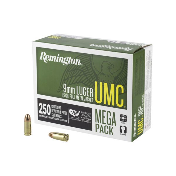 Remington UMC 9mm (115 Gr.) Mega Pack - 250 Rounds