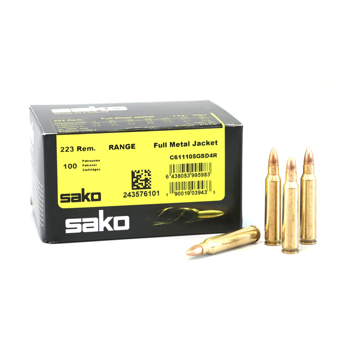 Sako Ammunition 223 Rem. Speedhead 50 Gr. – 100 Rounds