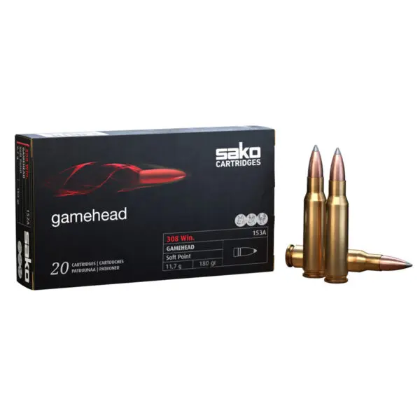 Munitions Sako 308 Win. Gamehead 180 Gr. – 20 Balles