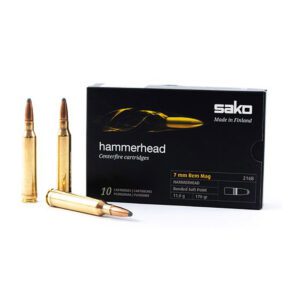 Munitions Sako 7mm Rem. Mag. Hammerhead 170 Gr. - 10 Balles