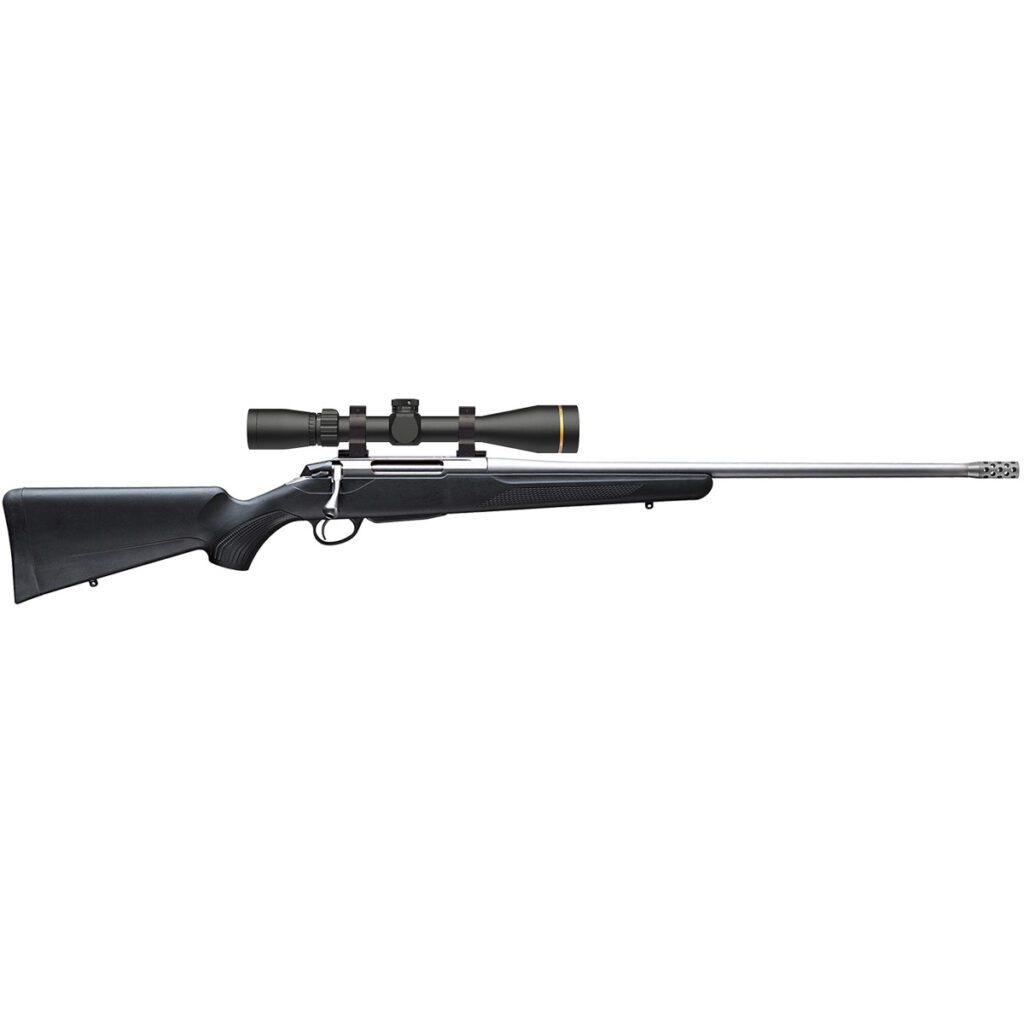 Tikka T3x Lite Stainless with Muzzle Brake Leupold Scope Combo