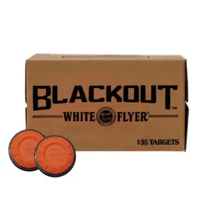 White Flyer Pigeons D’Argile Blackout - Orange Dome