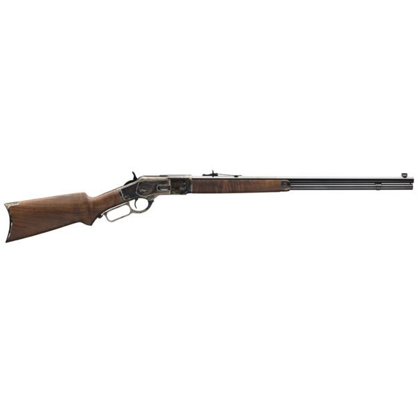 Winchester Model 1873 Sporter Octagon Pistol Grip Color Case Hardened