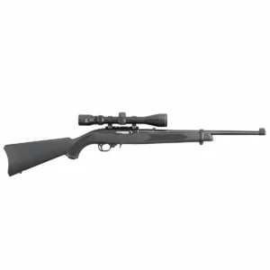 Ruger 10/22 Carbine En Synthétique Ensemble Avec Lunette De Tir & Étui