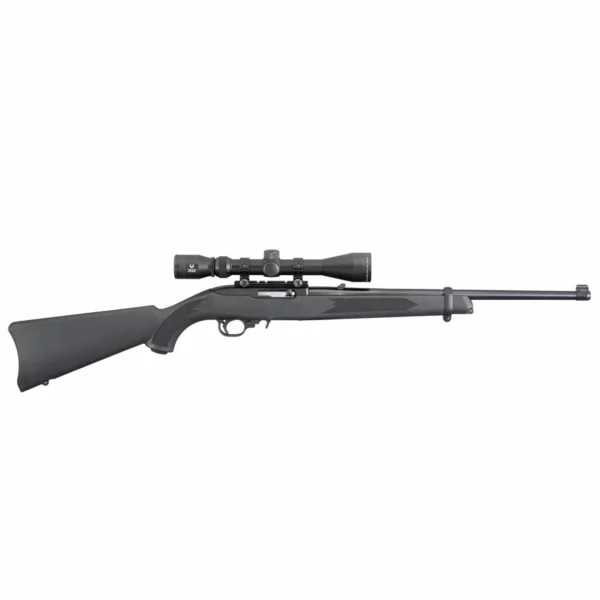 Ruger 10/22 Carbine En Synthétique Ensemble Avec Lunette De Tir & Étui