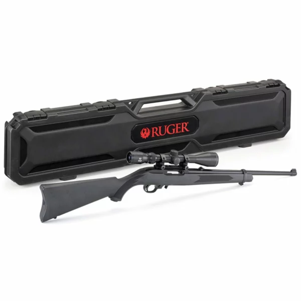 Ruger 10/22 Carbine En Synthétique Ensemble Avec Lunette De Tir & Étui – Image 3