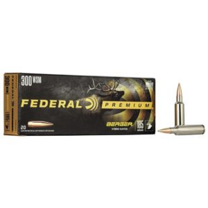 Federal Premium Berger Hybrid Hunter .300 WSM 185 Gr. – 20 Balles