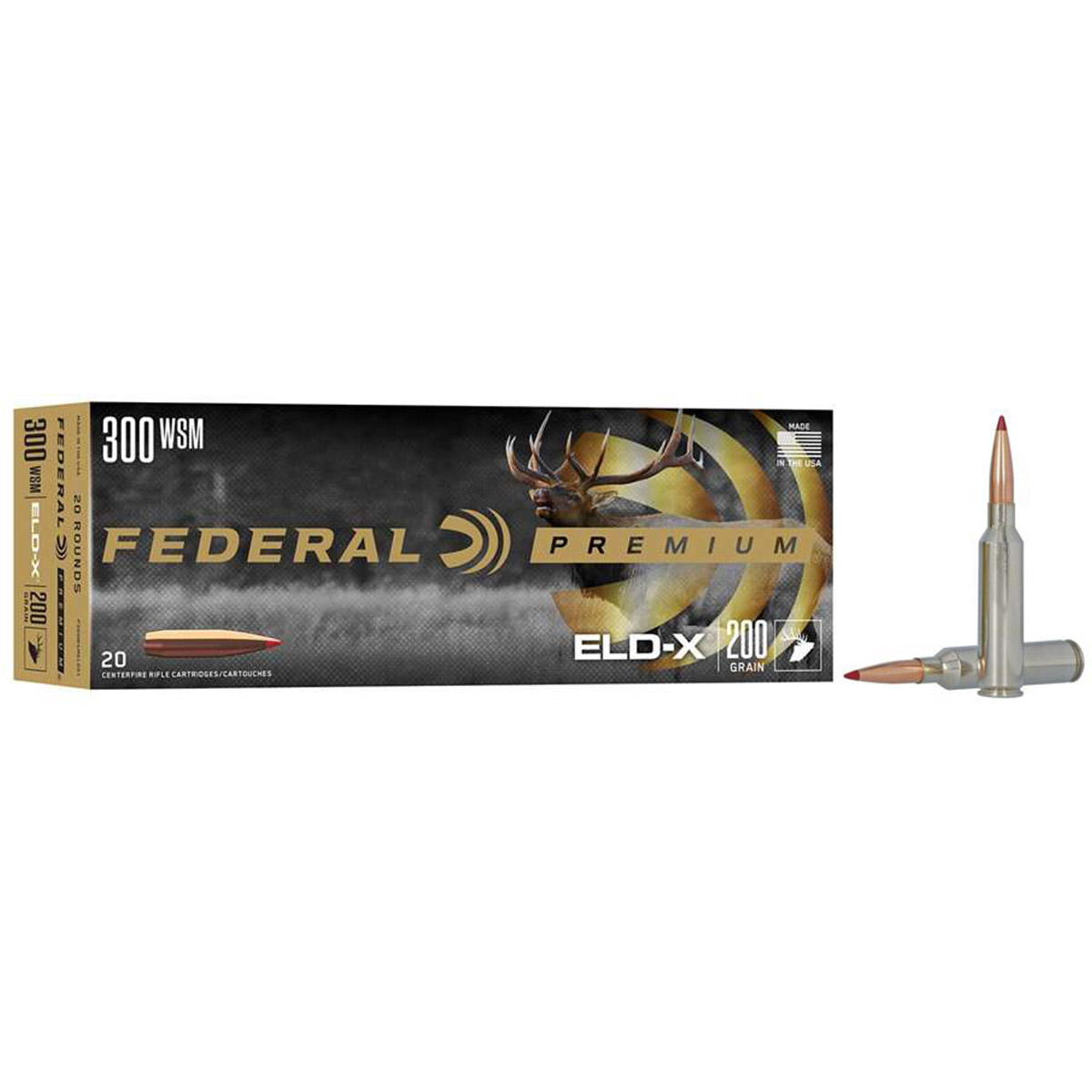 Federal Premium ELD-X .300 WSM 200 Gr. – 20 Rounds