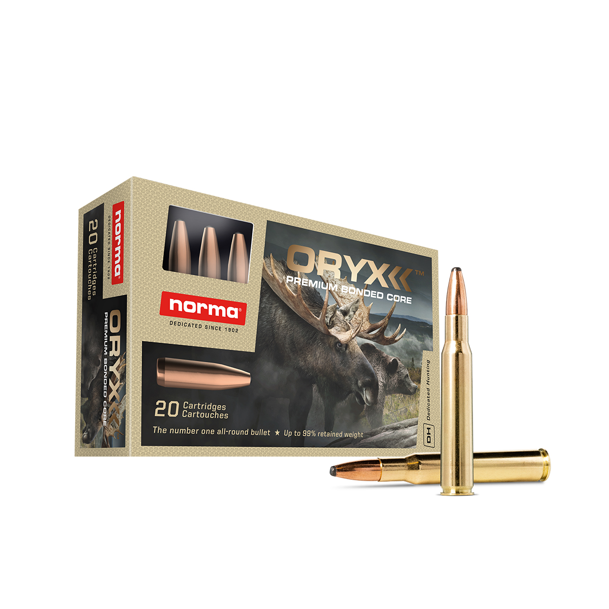 Norma Oryx .30-06 Sprg. 180 Gr. – 20 Rounds