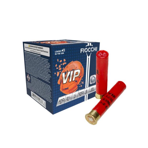 Fiocchi Target VIP 410 GA X 2 1/2″ #8 – 25 Cartouches