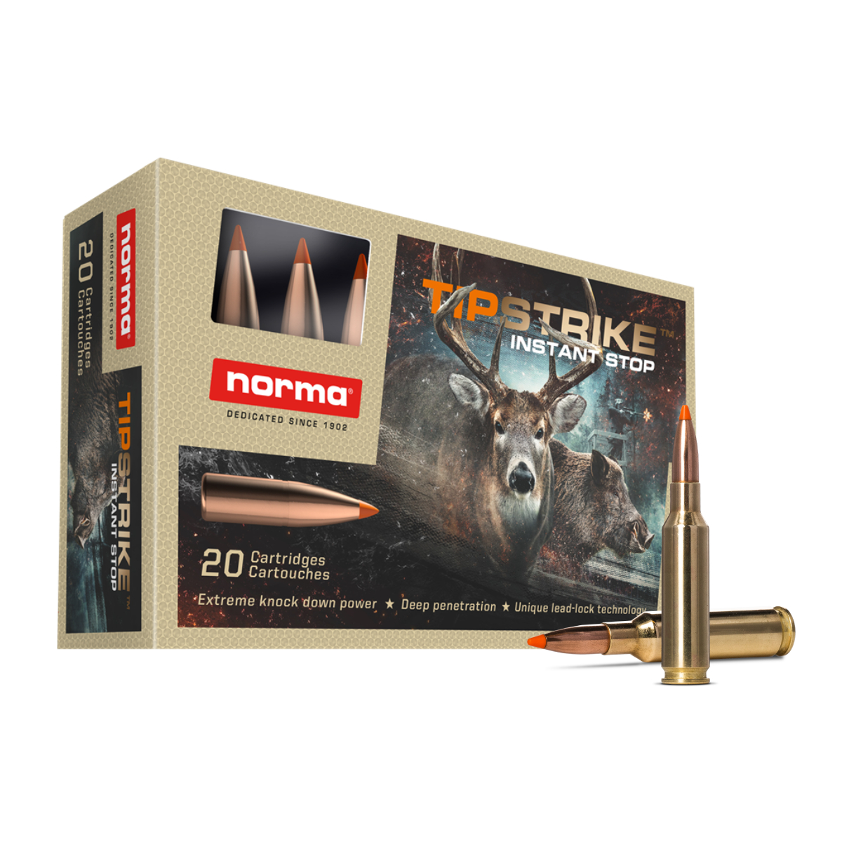 Norma TipStrike 6.5 Creedmoor 140 Gr. – 20 Rounds