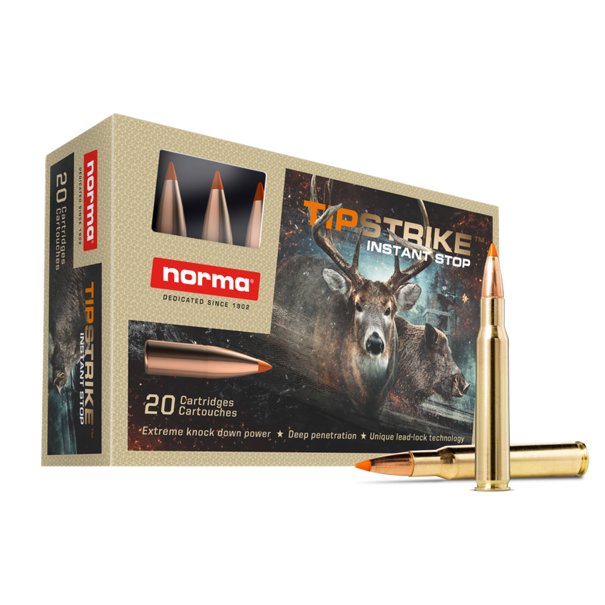 Norma TipStrike .30-06 Sprg. 170 Gr. – 20 Rounds