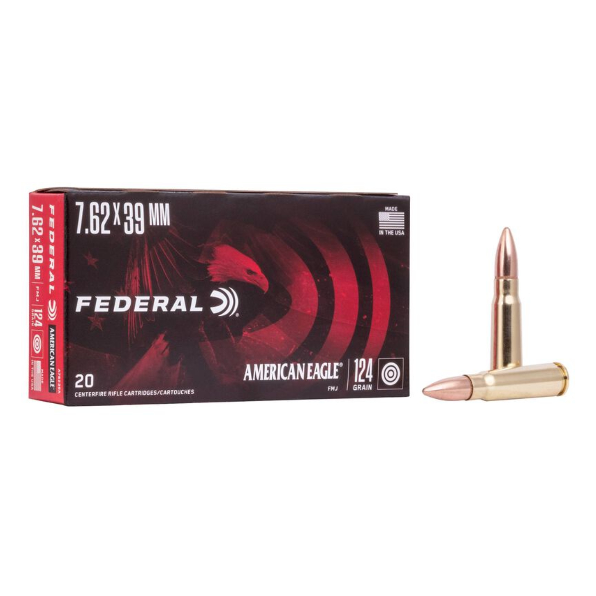 Federal American Eagle 7.62x39mm 124 Gr. – 20 Rounds