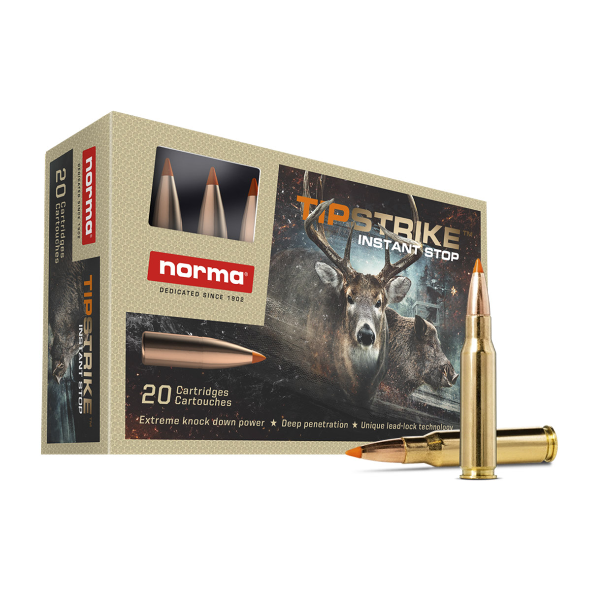 Norma TipStrike .308 Win. 170 Gr. – 20 Rounds