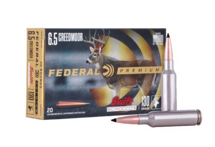 Federal Premium Scirocco II 6.5 Creedmoor 130 Gr. – 20 Balles