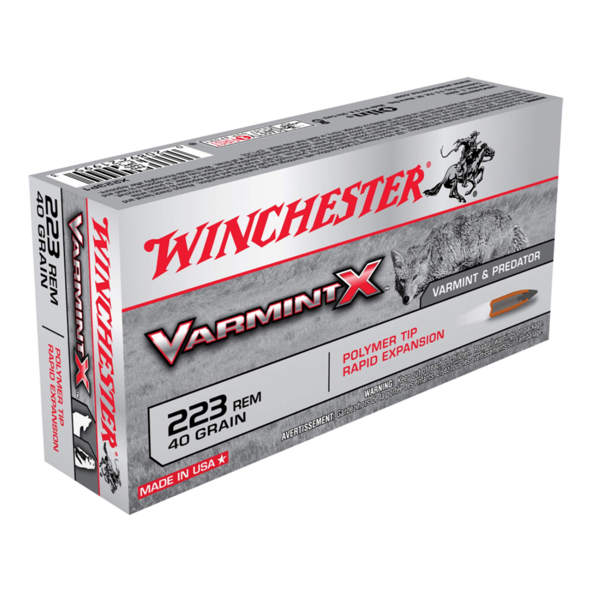 Winchester Varmint X .223 Rem. 40 Gr. – 20 Rounds