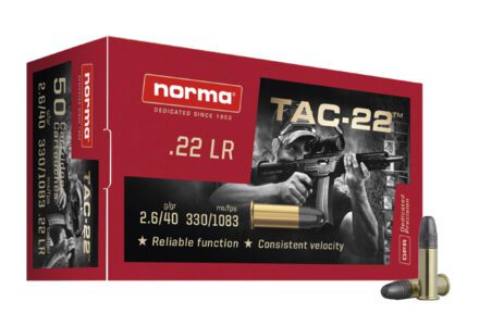 Norma TAC-22 .22 LR 40 Gr. – 500 Rounds