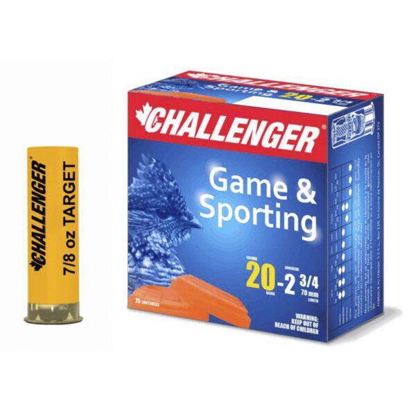 Challenger Target Load 20 GA #7.5 – Case of 250