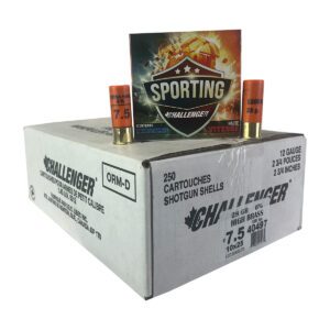 Challenger Sporting High Velocity 12 GA #7.5 -  Case of 250