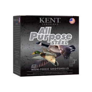 Kent All Purpose Steel 12 GA X 3" (1-1/4 oz) - 25 Shells
