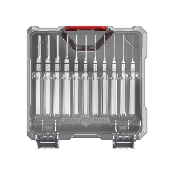 Real Avid Accu Punch 11 Piece Standard Pin Punch Set