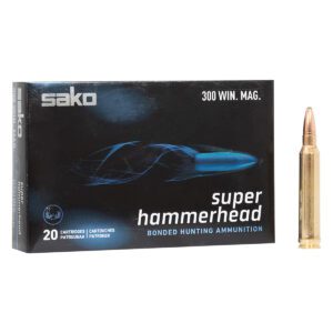 Munitions Sako 300 Win. Mag. Super Hammerhead 180 Gr. – 20 Balles