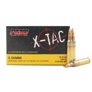 PMC X-TAC 5.56 NATO 55 Gr. FMJ – 20 Rounds