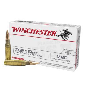 Winchester Lake City .308 / 7.62x51 Nato 149 Gr. FMJ - 20 Rounds