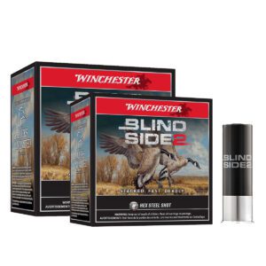 Winchester Blind Side 2 HEX Steel Shot - 12 GA X 3.5” 1 5/8 oz - 250 Shells