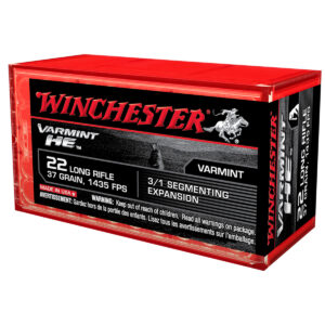 Winchester Varmint HE Hollow Point .22 LR - 50 Balles