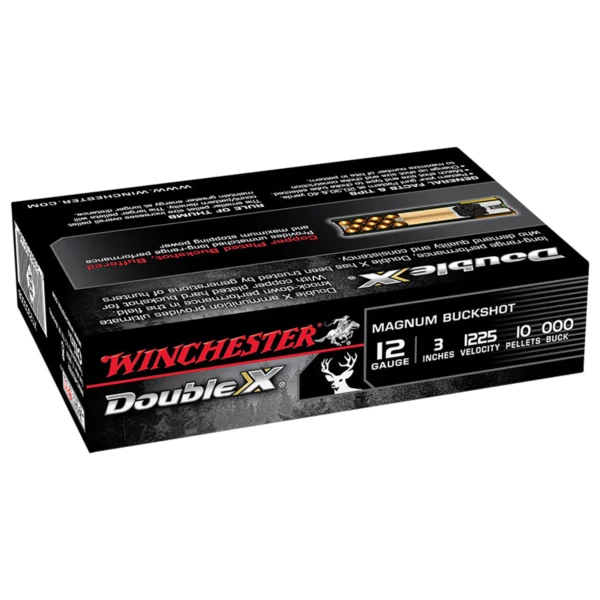 Winchester Double X Magnum 12 GA X 3” Buckshot #000 - 25 Cartouches – Image 3