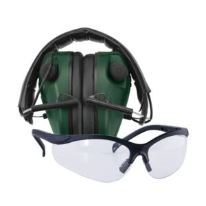 Caldwell E-Max Low Pro Electronic Muff with Shooting Glasses