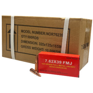 Norinco 7.62×39 122 Gr. FMJ Non-Corrosive – 500 Rounds