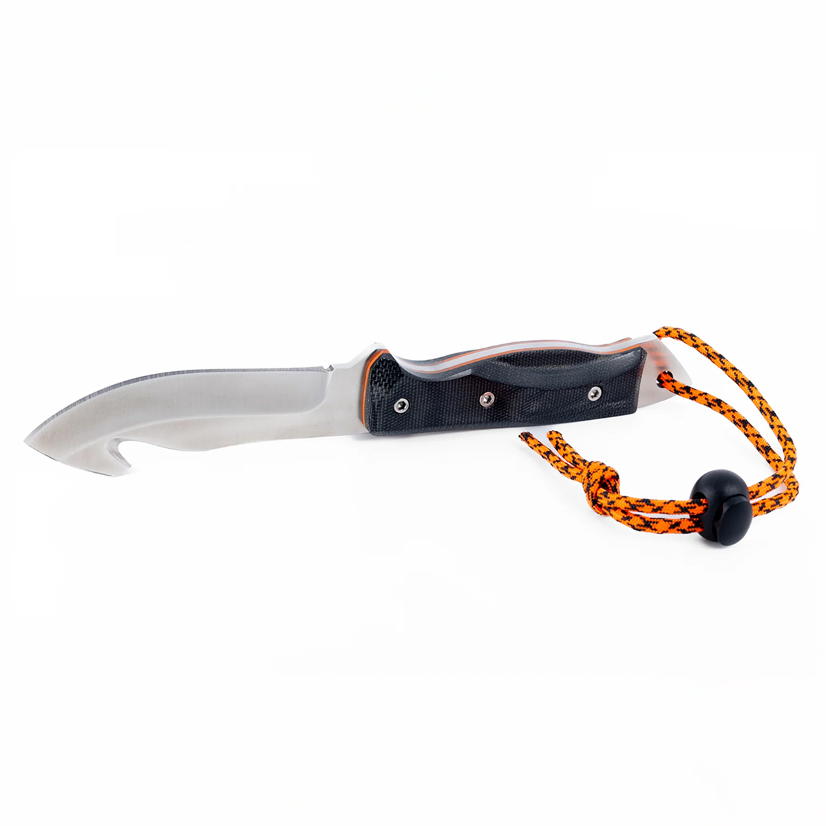 Lamoureux & Sons Radisson Pro Guide Black Orange Hunting Knife - Image 3